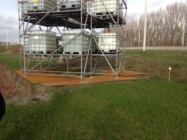 Rijplaten in staal - 5m x 1.50m x 1cm